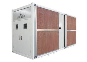 A close-up of several Litecoin mining rigs, showcasing their interconnectedness and efficient design.