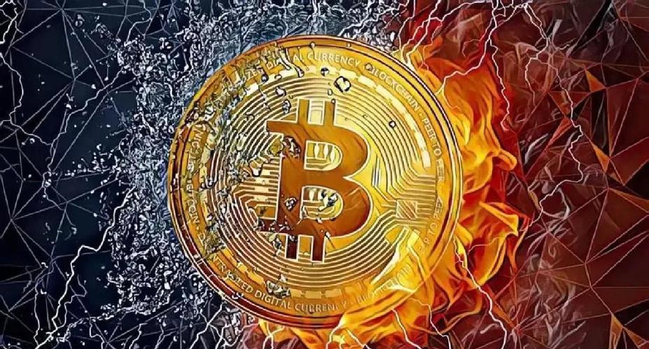 Bitcoin price chart showing volatility